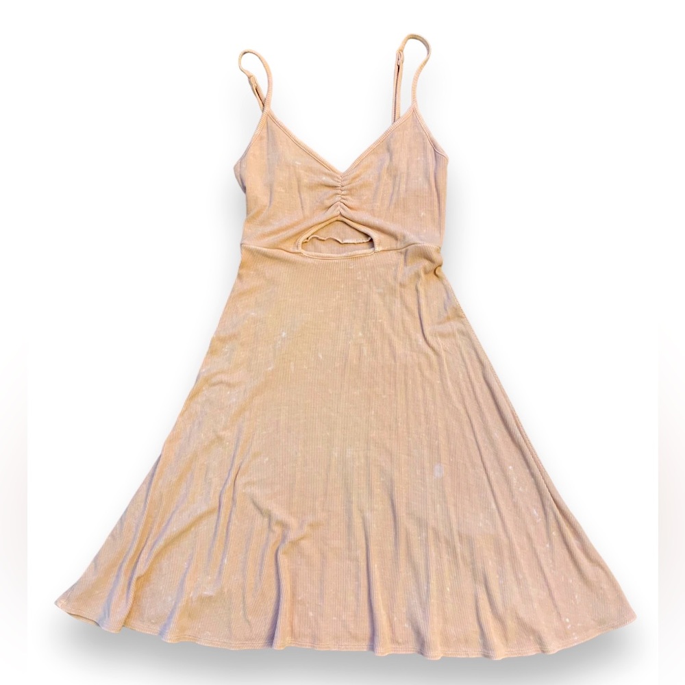 American Eagle Outfitters Ribbed Cami Dress with cutout. XS